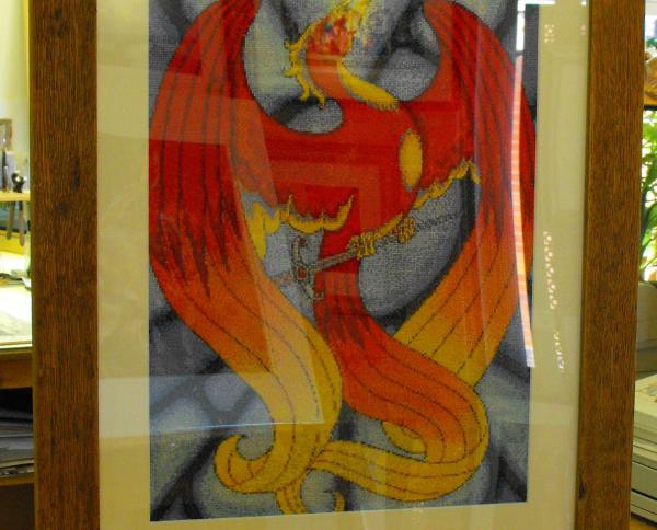 A phoenix in the fire ....